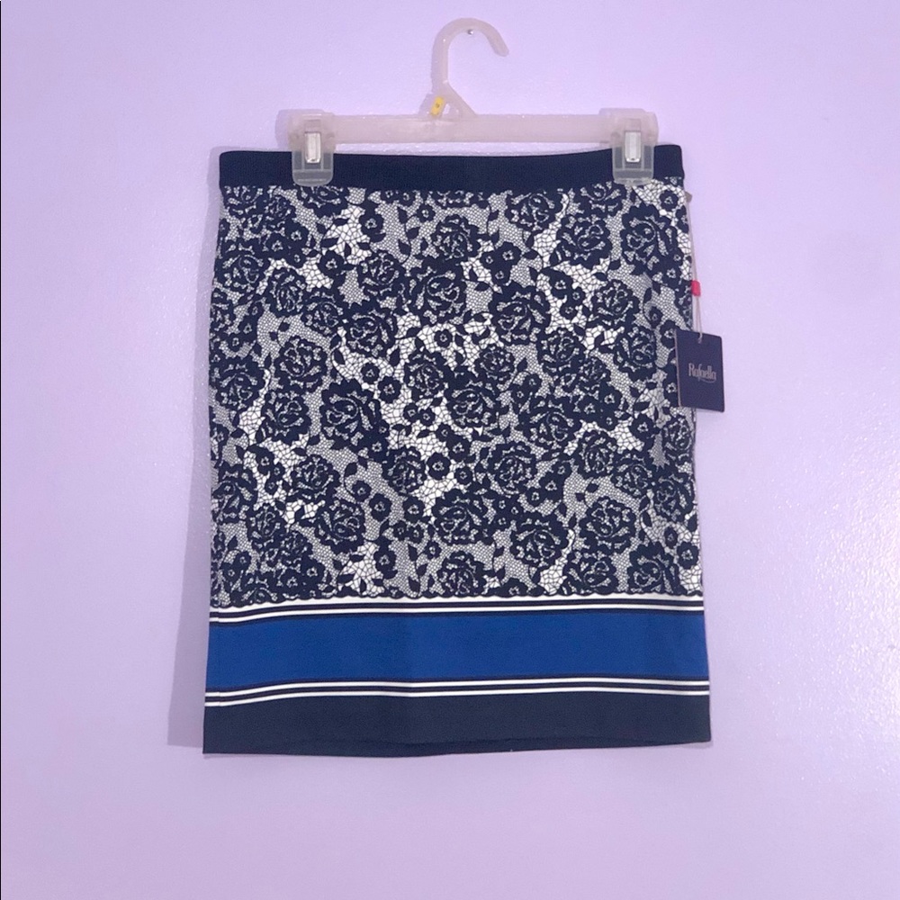 NWT Floral Knee Length Pencil Skirt size 4P